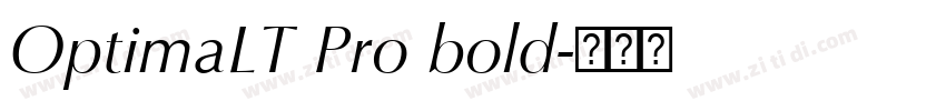 OptimaLT Pro bold字体转换 OptimaLT Pro bold字体转换